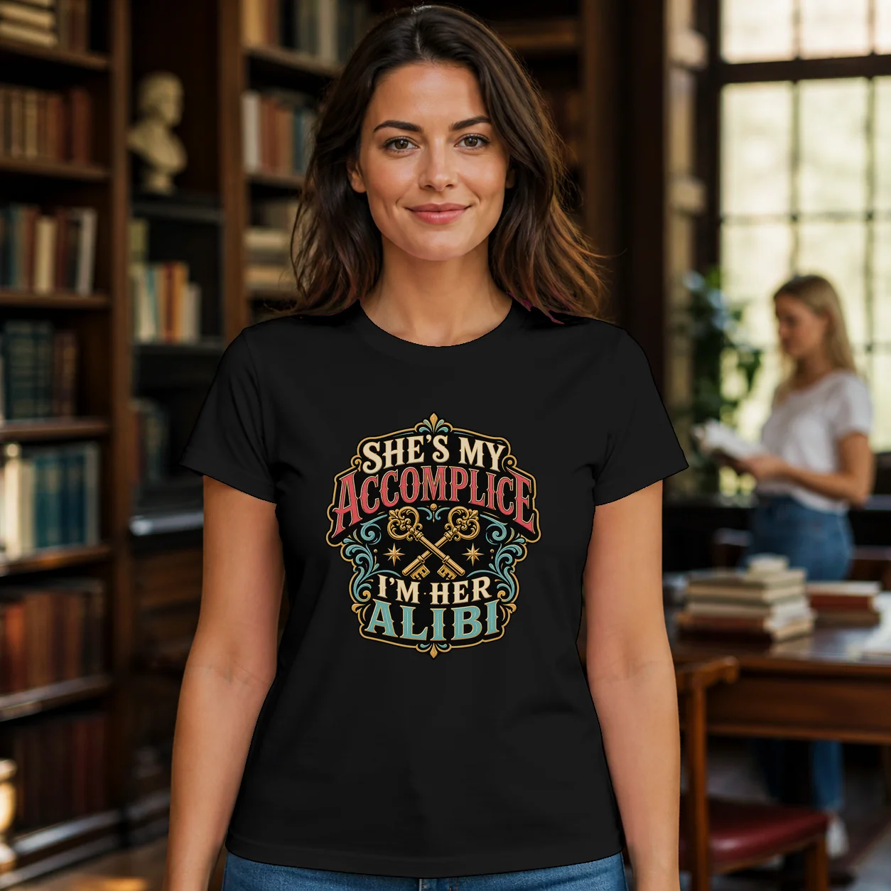 Accomplice and Alibi Best Friend T-Shirt
