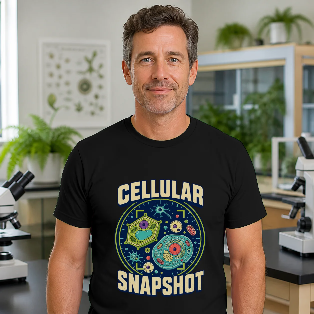Cellular Snapshot Biology Teacher T-Shirt