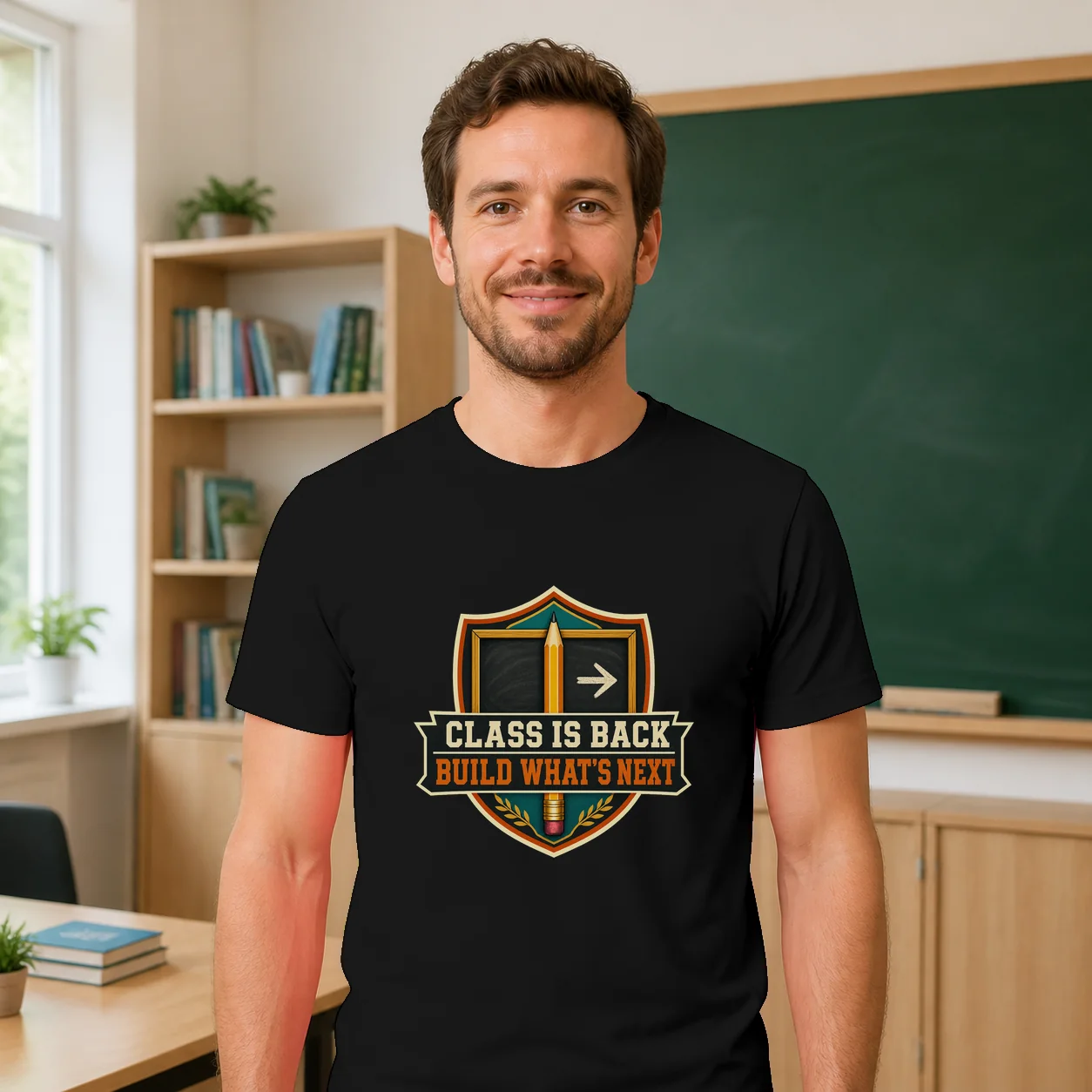 Class Is Back Build What's Next Teacher T-Shirt