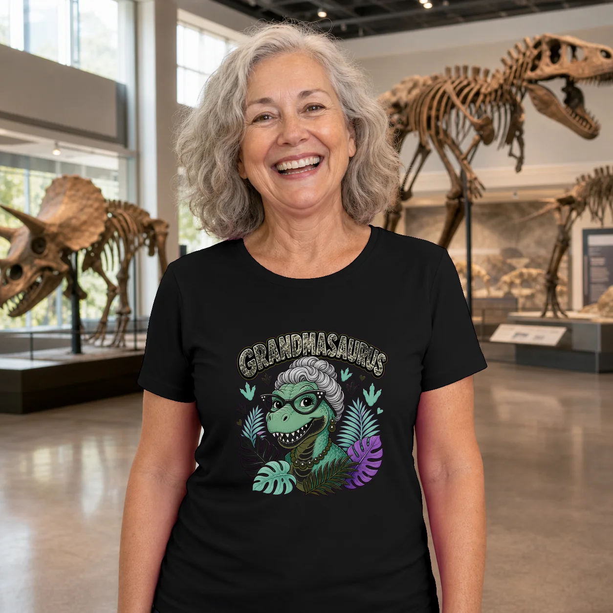 Colorful Grandmasaurus T-Shirt
