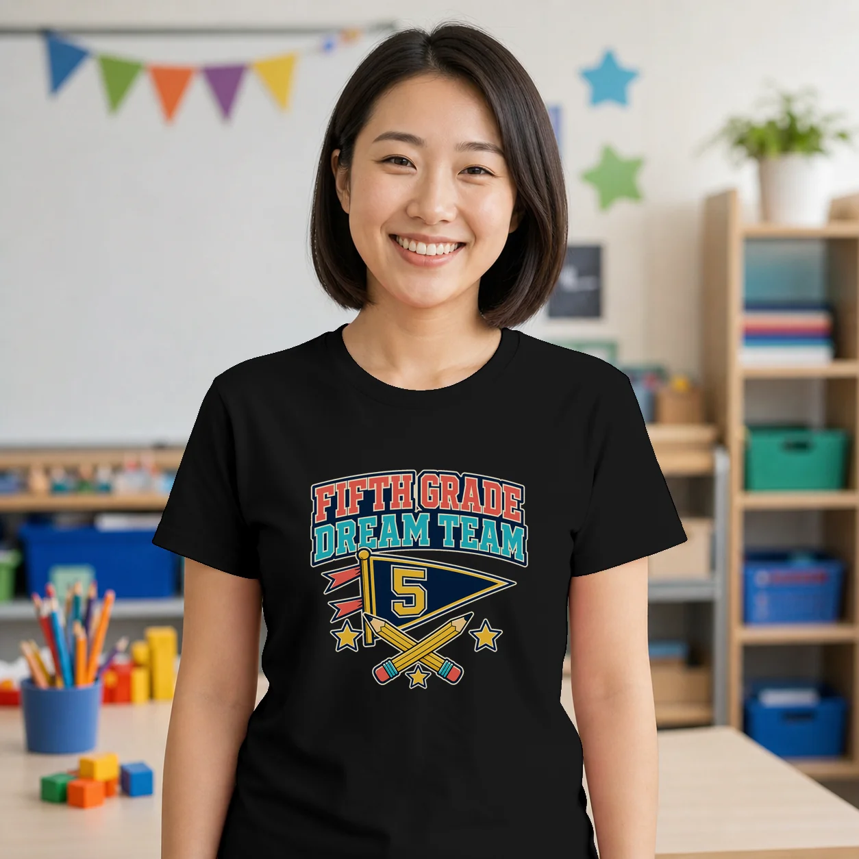 Fifth Grade Dream Team Teacher T-Shirt