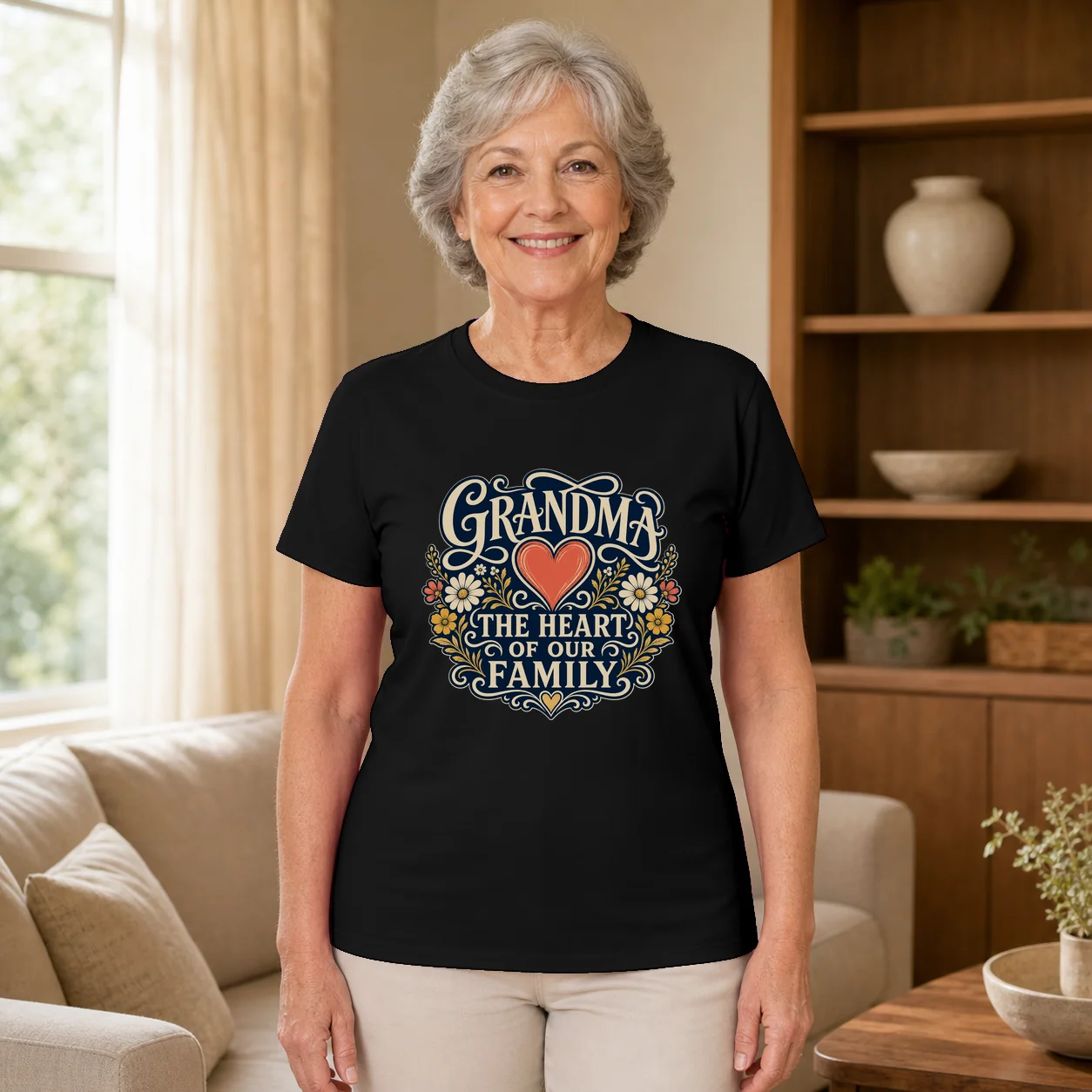 Grandma Heart of Our Family T-Shirt