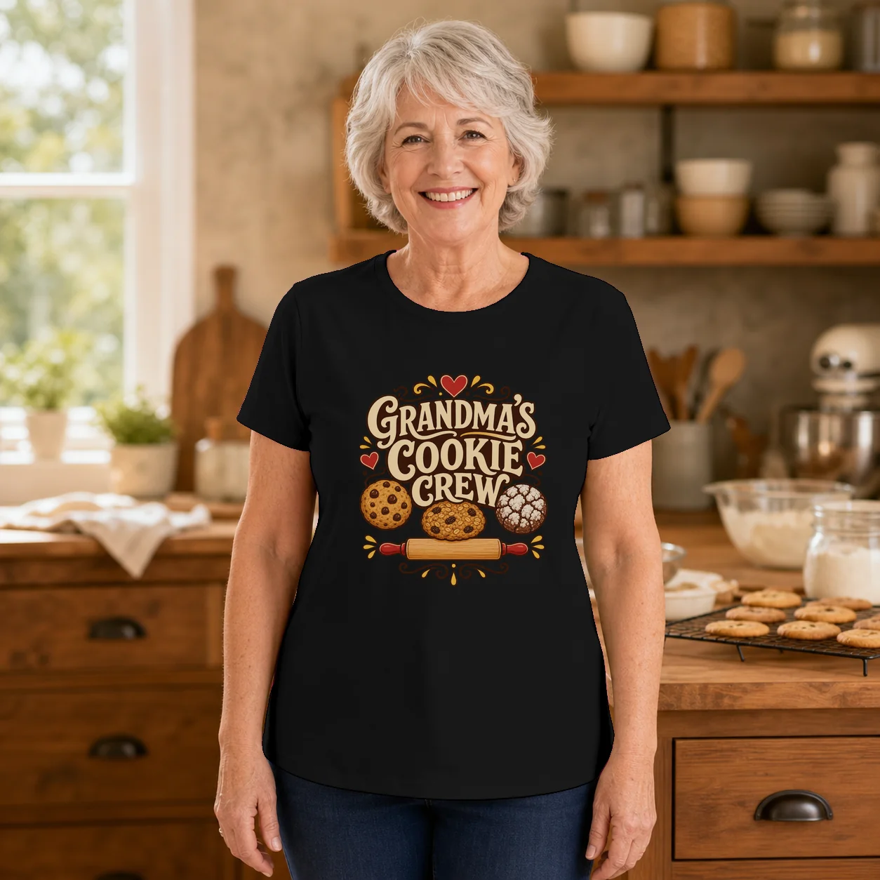 Grandma's Cookie Crew Baking T-Shirt