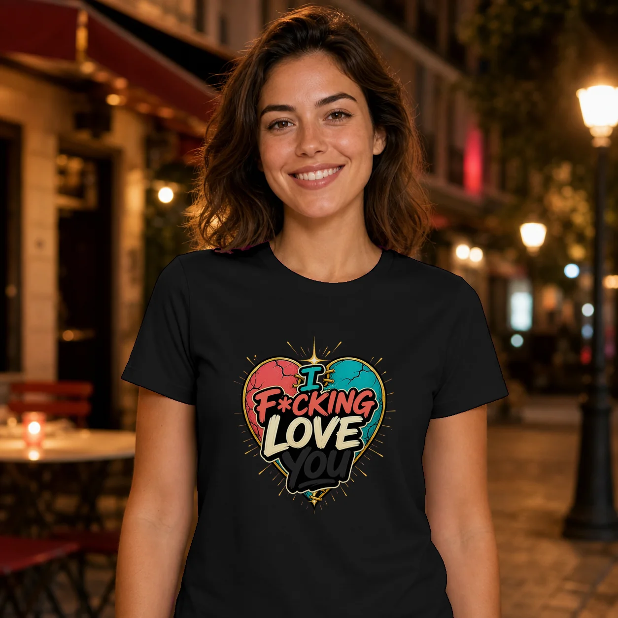 I F*cking Love You Romantic T-Shirt