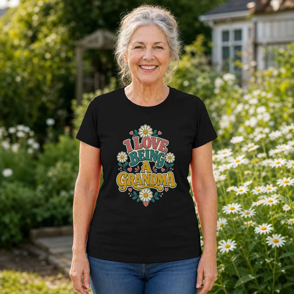 I Love Being a Grandma T-Shirt for Women