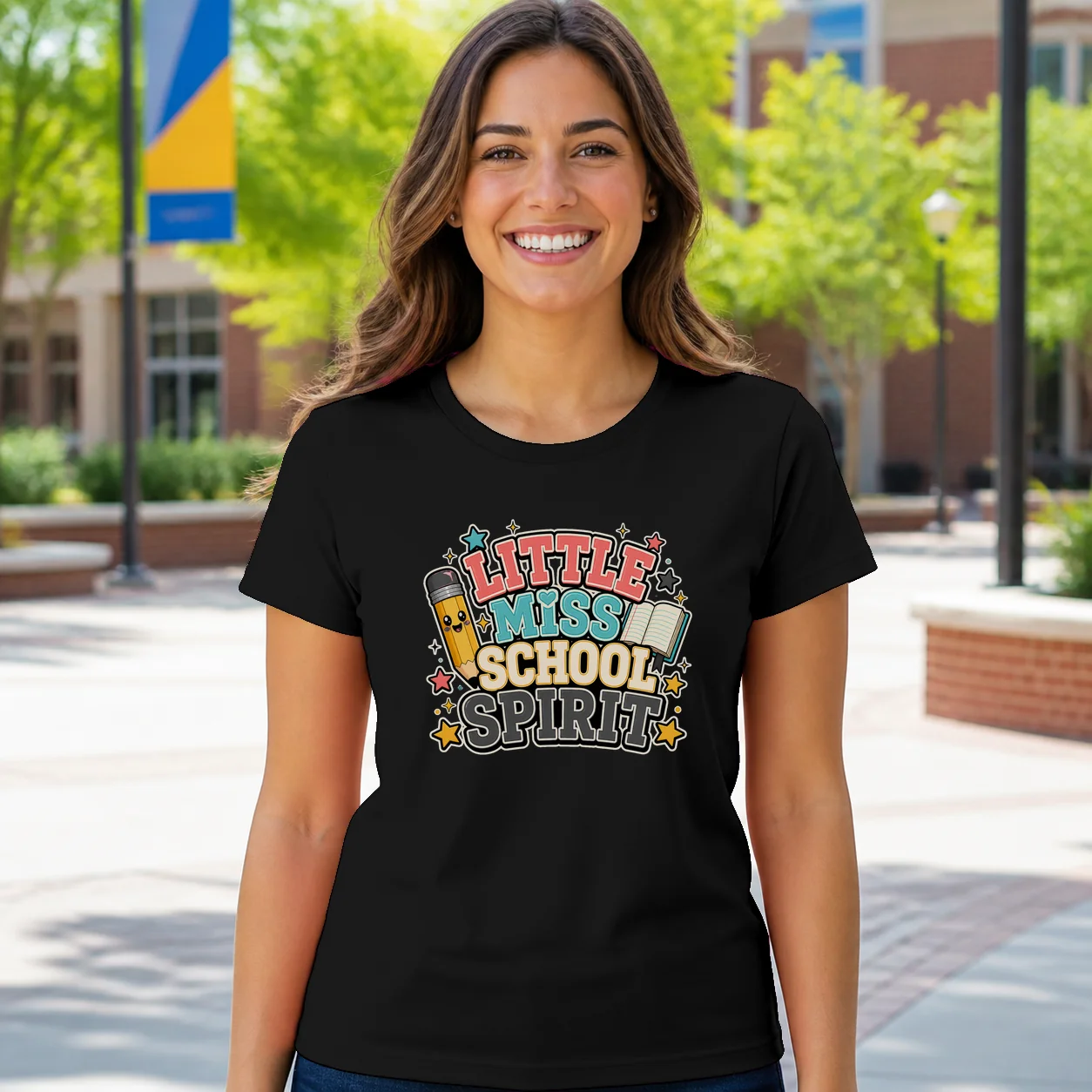 Little Miss School Spirit T-Shirt