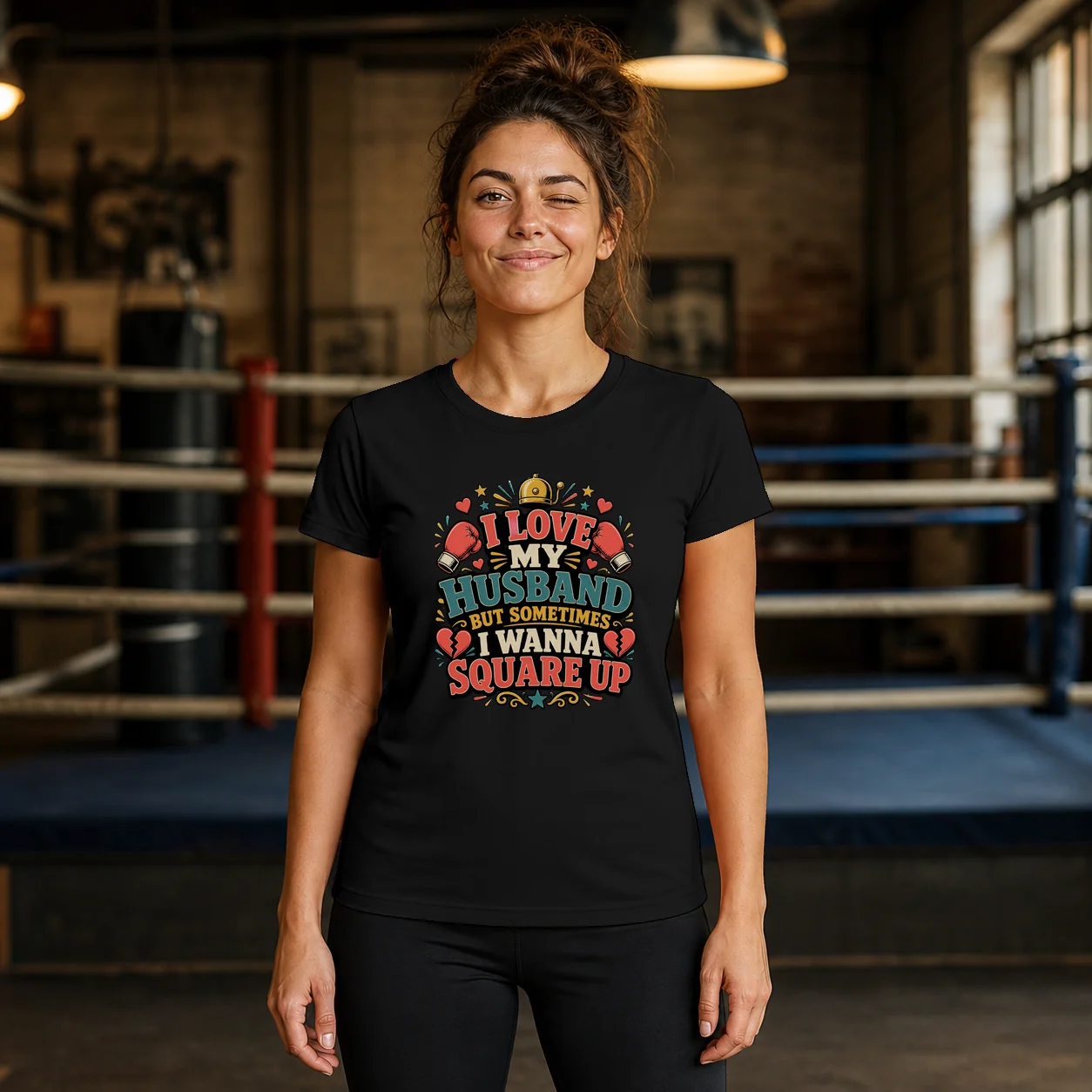I Love My Husband but Sometimes I Wanna Square Up T-Shirt