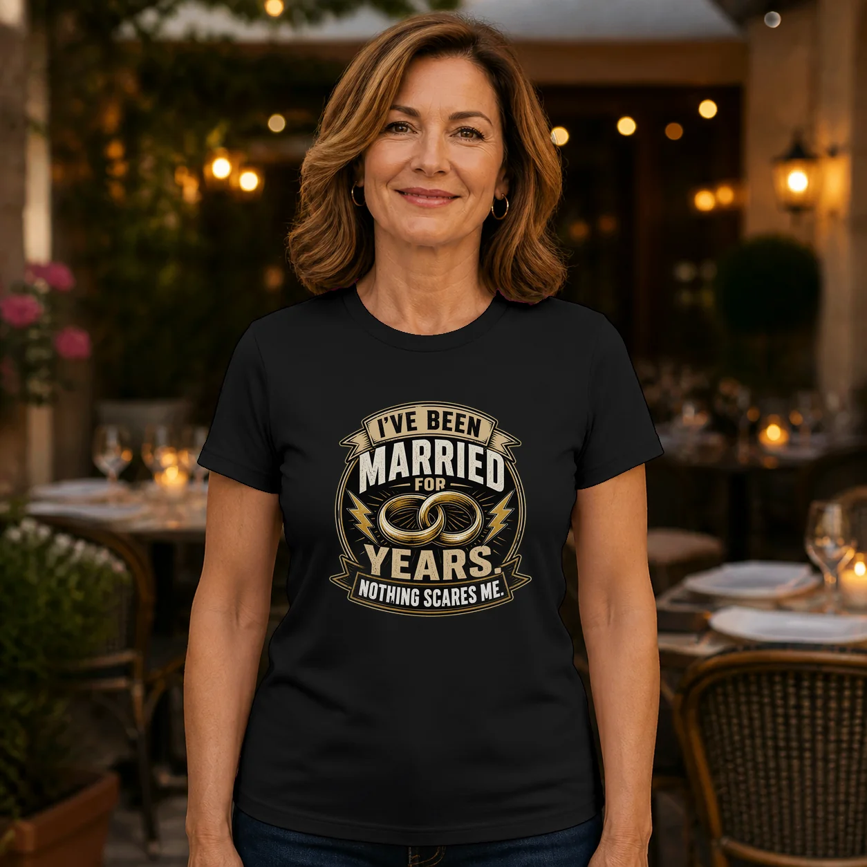 Married for Years Nothing Scares Me T-Shirt