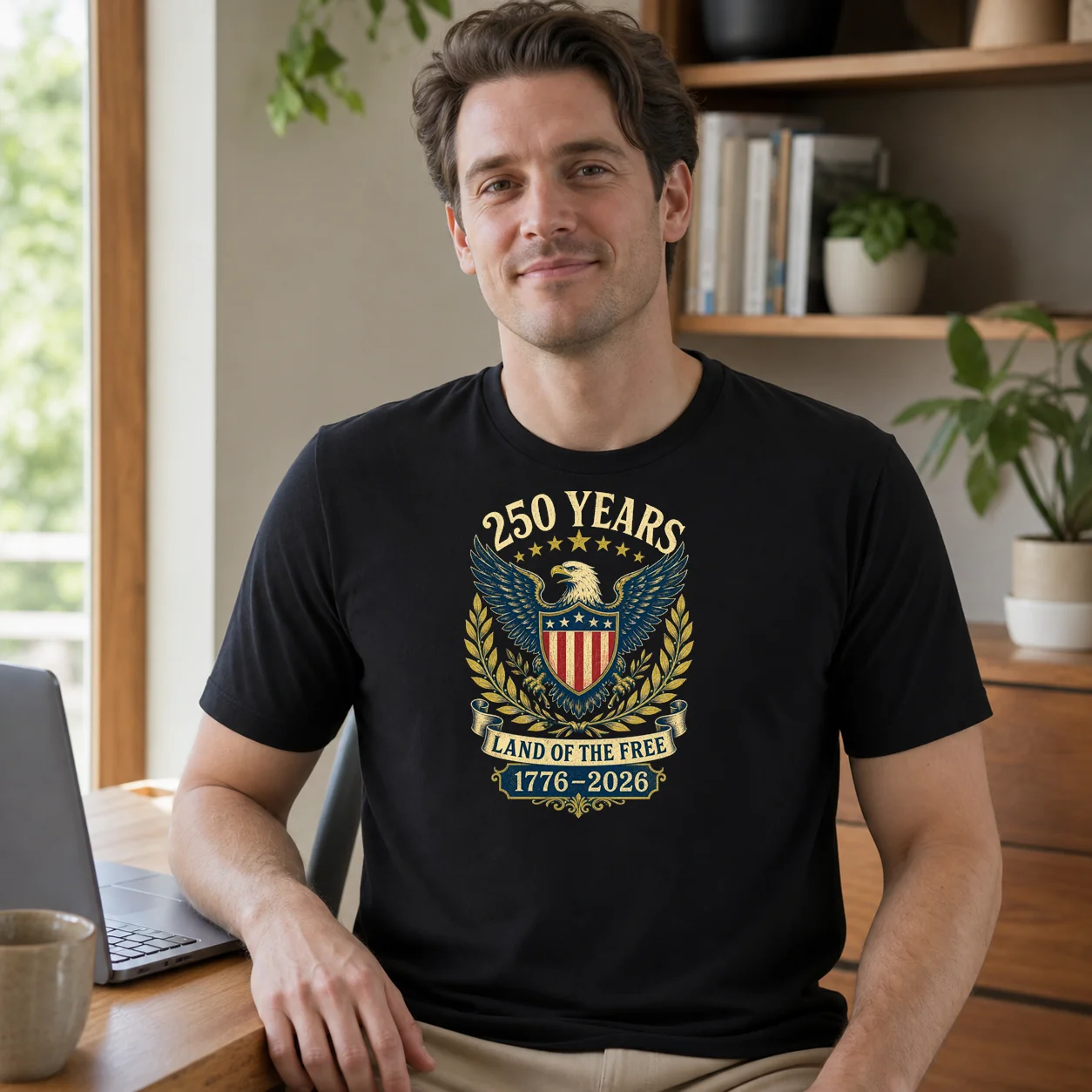 250 Years Land Of The Free - T-Shirt