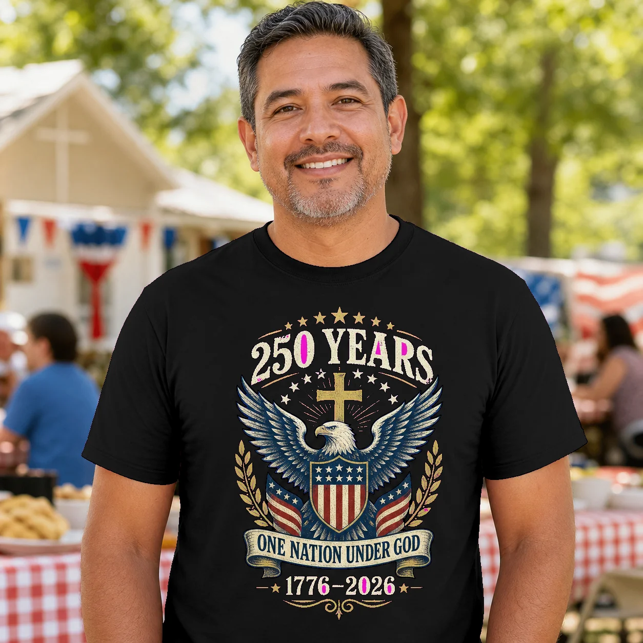 250 Years One Nation Under God - Personalized Shirt