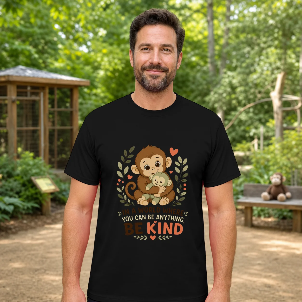Baby Punch Monkey - Be Kind, Punch The Abandoned Baby Monkey Gift For Animal Lover - Shirt