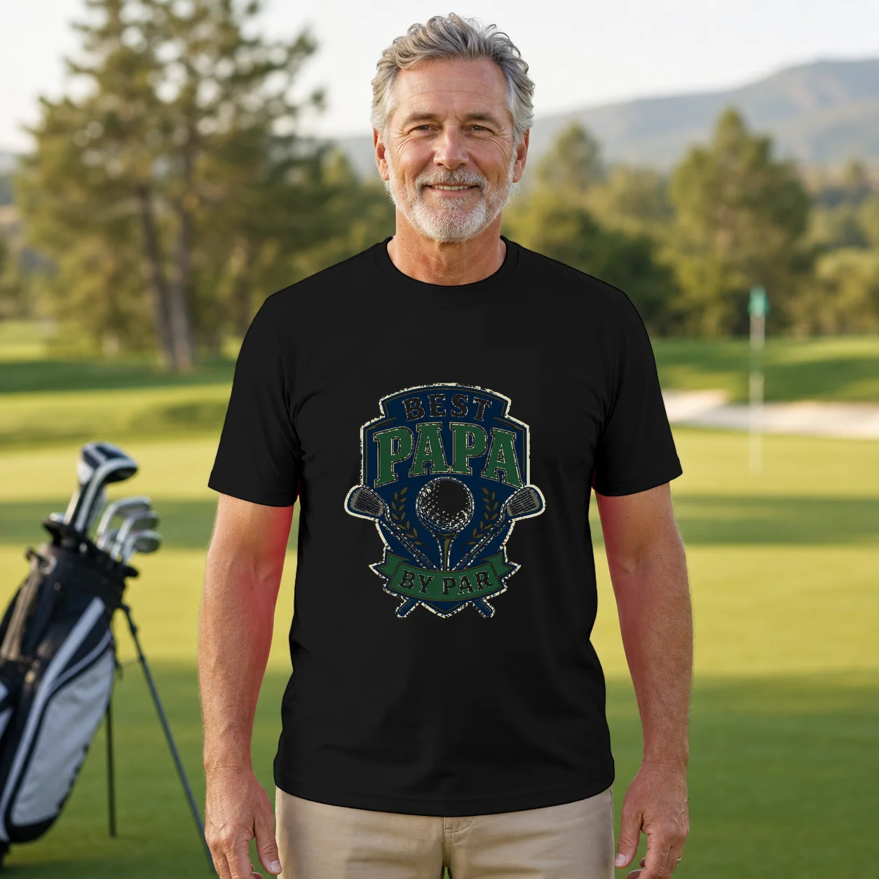 Best Papa By Par Just Ask Shirt