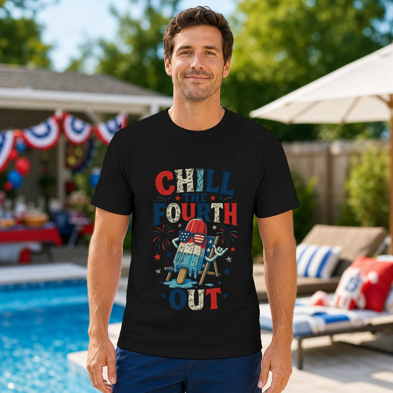 Chill The Fourth Out - T-Shirt
