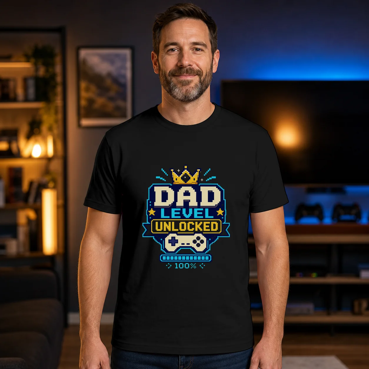 Dad Level Unlocked - Father's Day Shirt