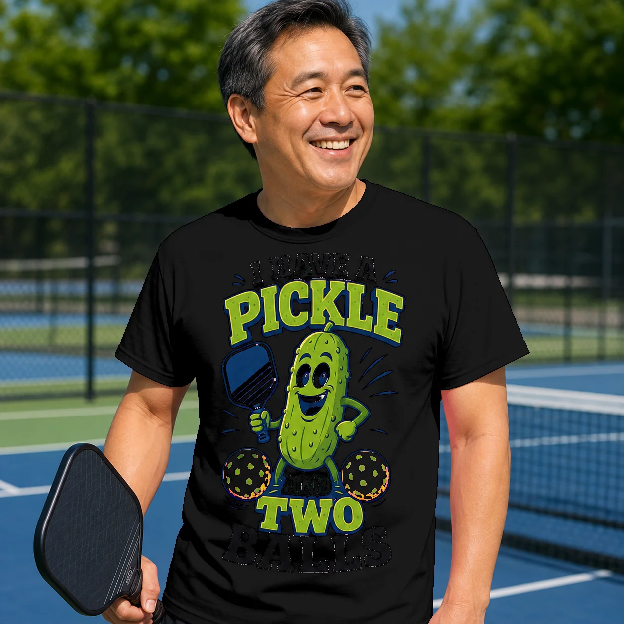 I Have A Pickle And Two Balls - Personalized T-Shirt