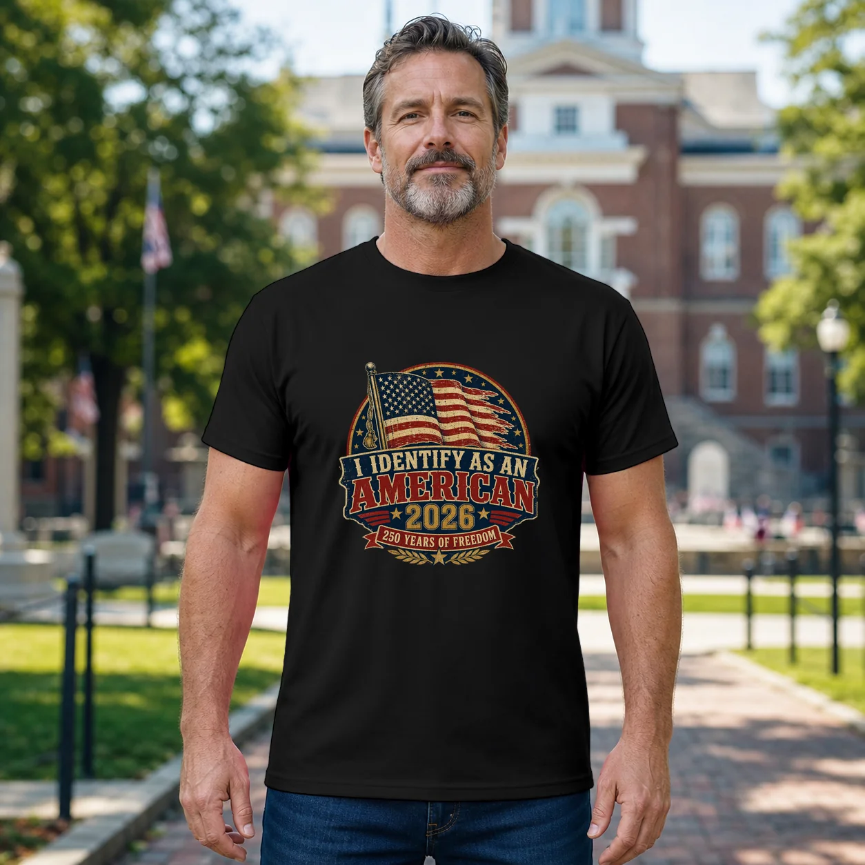 I Identify As An American Independence - Shirt