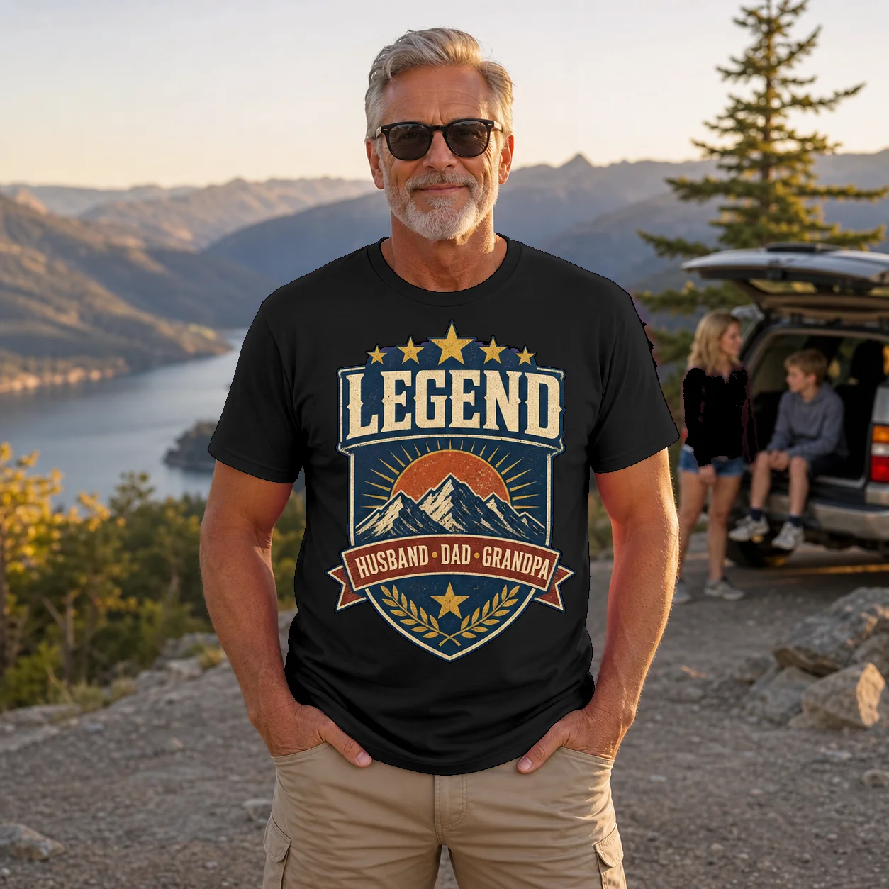 Legend, Husband, Dad And Grandpa - Shirt