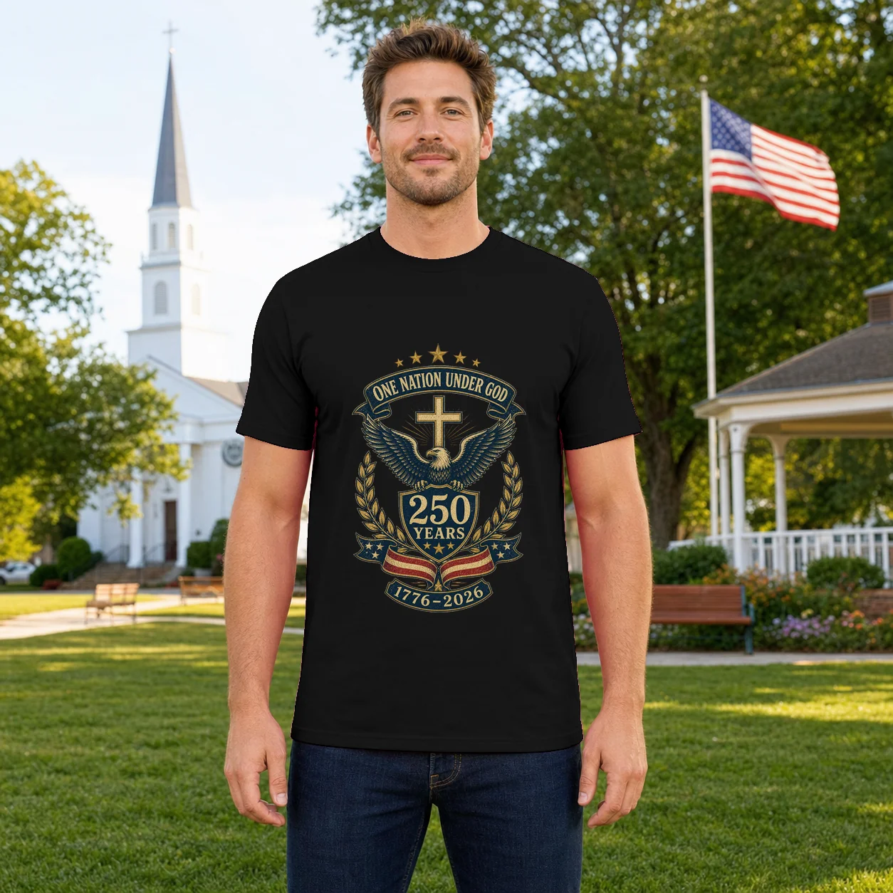 One Nation Under God 250 Years - Shirt