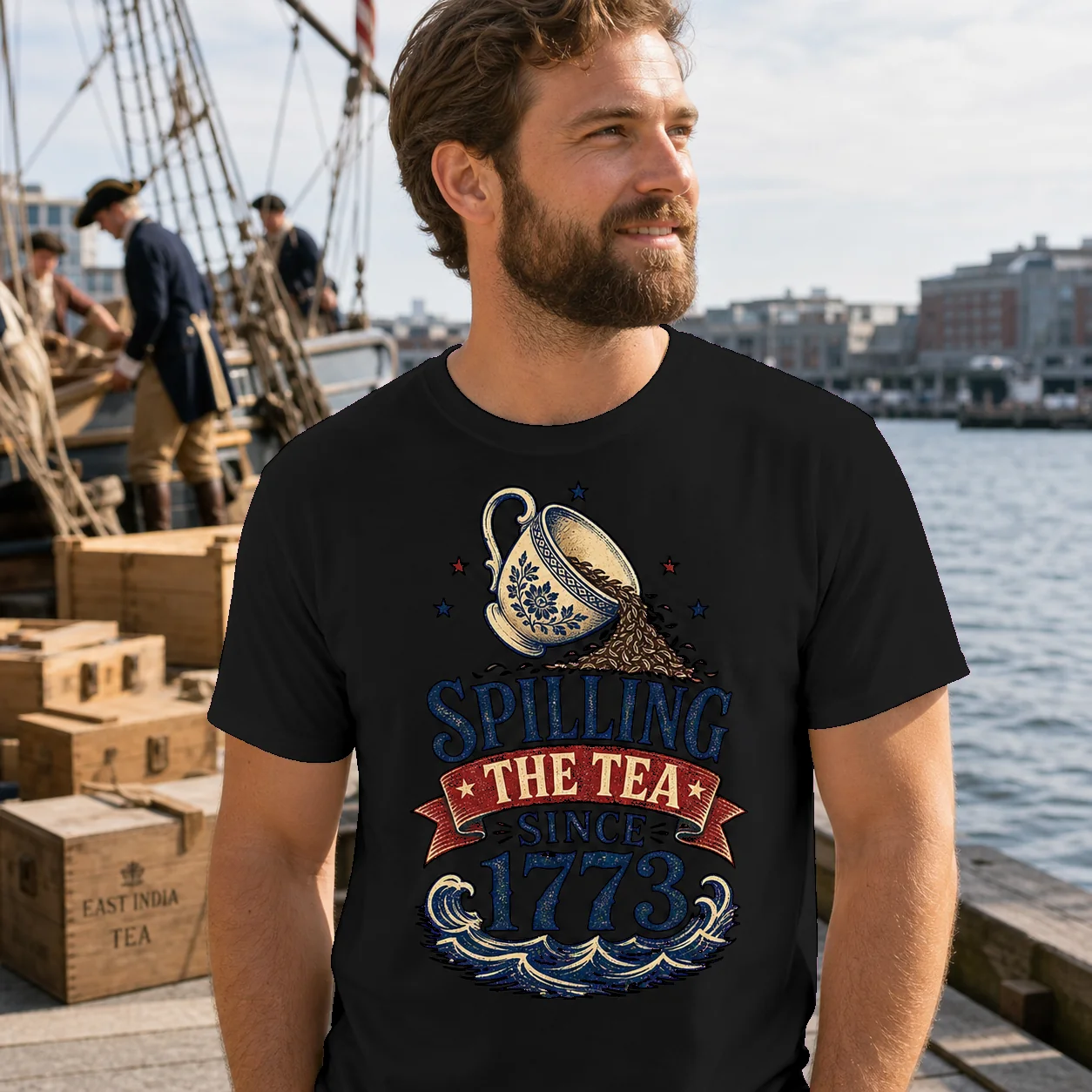 Spilling The Tea Since 1773 - T-Shirt