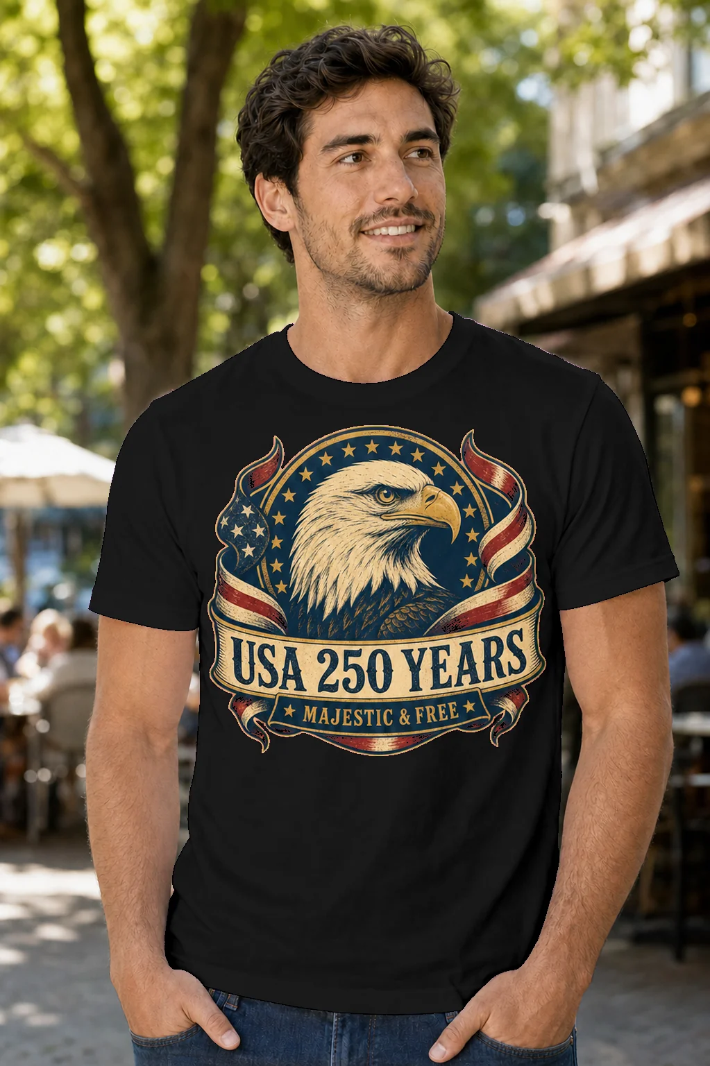 USA 250 Years Majestic Eagle - Shirt
