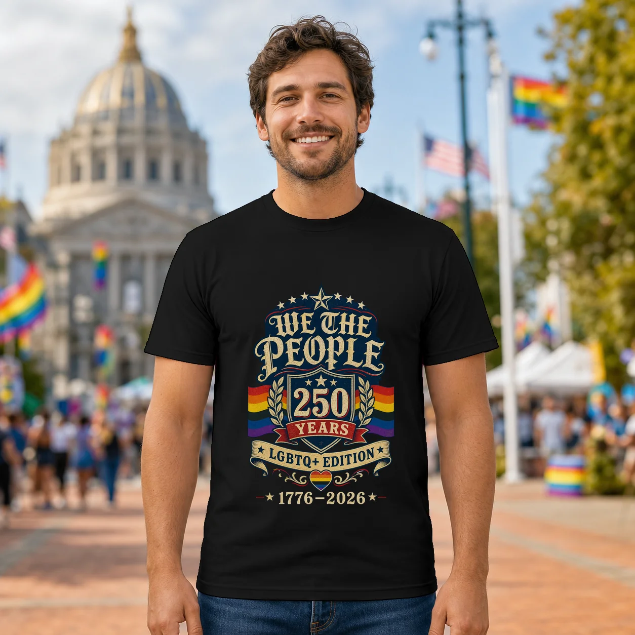 We The People 250 Years LGBTQ+ Edition - Shirt