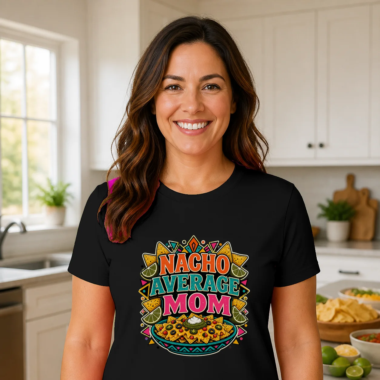 Nacho Average Mom T-Shirt