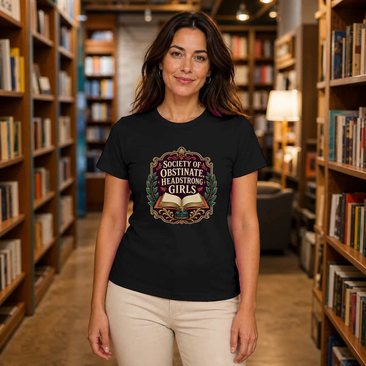 Obstinate Headstrong Girls Book Lover T-Shirt