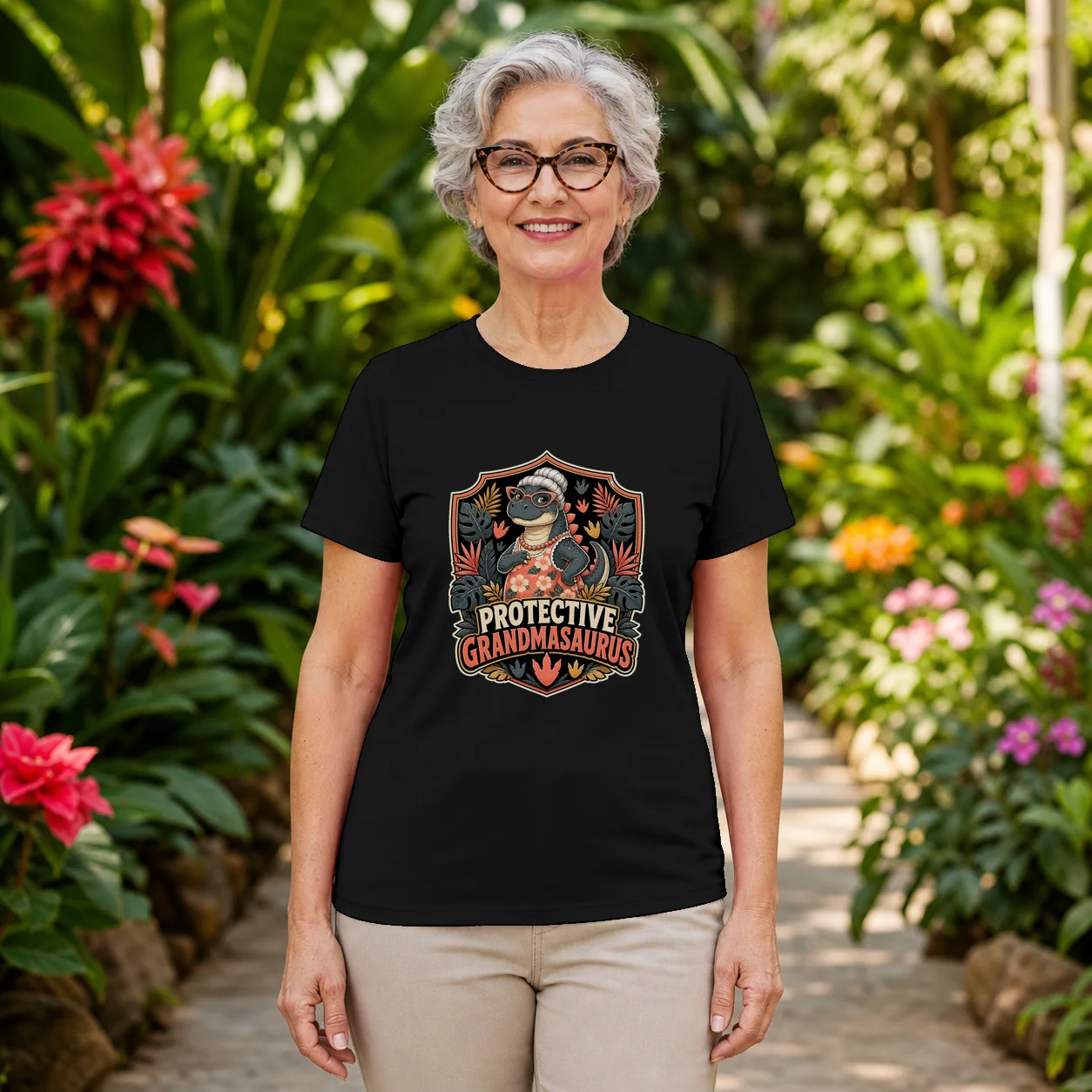 Protective Grandmasaurus T-Shirt